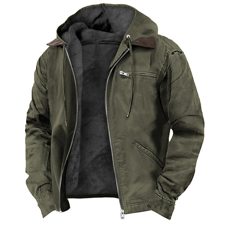 Van Laarhoven Mode | Herenvest met capuchon en ritssluiting