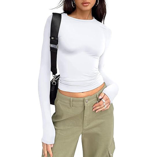 Jill - Casual Lange Mouwen Ronde Hals Top