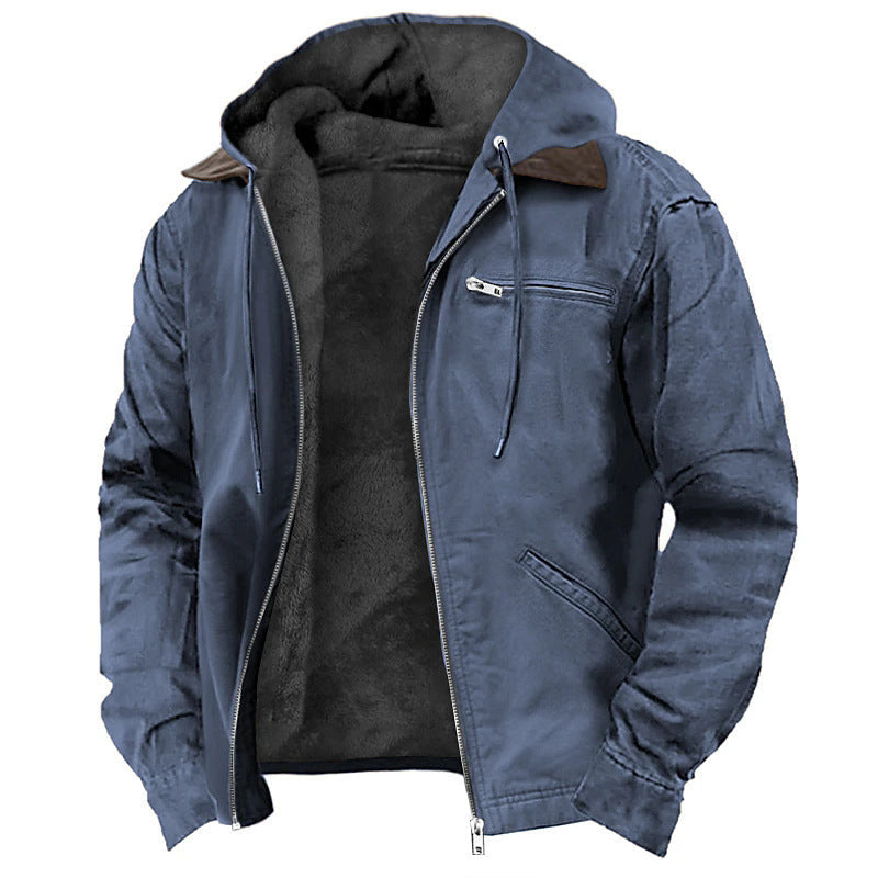 Van Laarhoven Mode | Herenvest met capuchon en ritssluiting