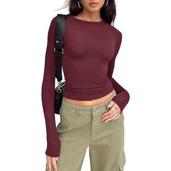 Jill - Casual Lange Mouwen Ronde Hals Top