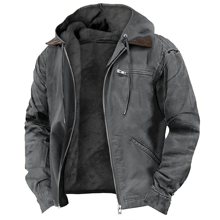Van Laarhoven Mode | Herenvest met capuchon en ritssluiting