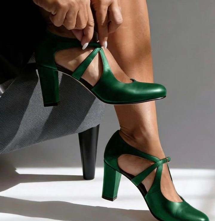 Camille™ | Elegante Leren Comfort Hakken