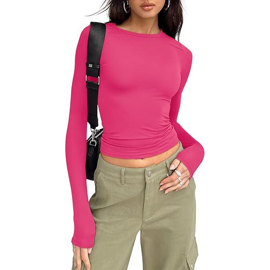 Jill - Casual Lange Mouwen Ronde Hals Top