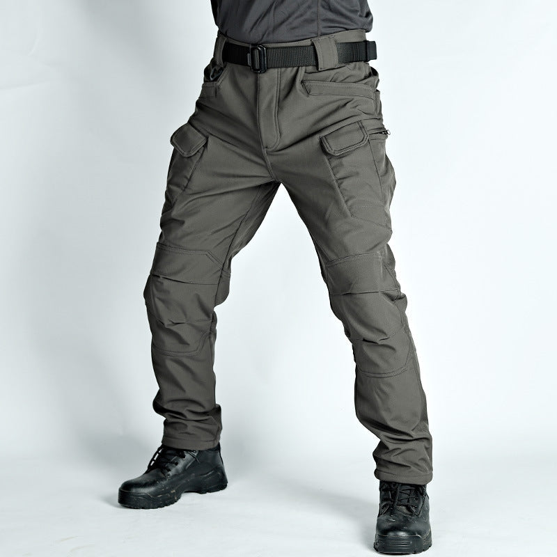 Tactische Softshell Outdoor Broek voor Heren met Fleece Voering