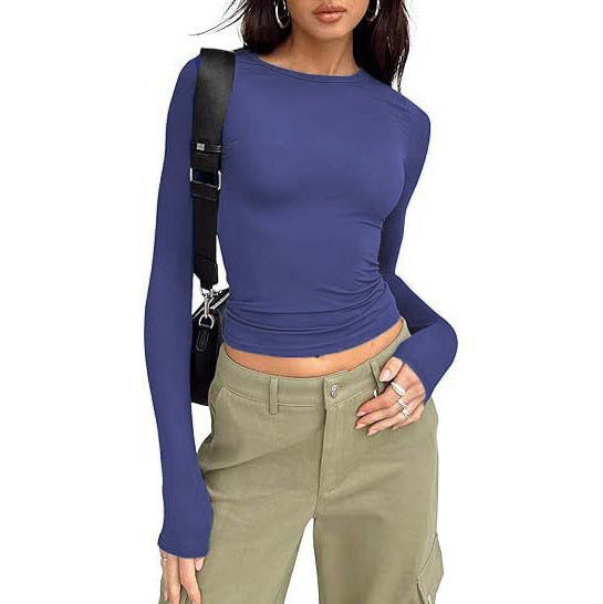 Jill - Casual Lange Mouwen Ronde Hals Top