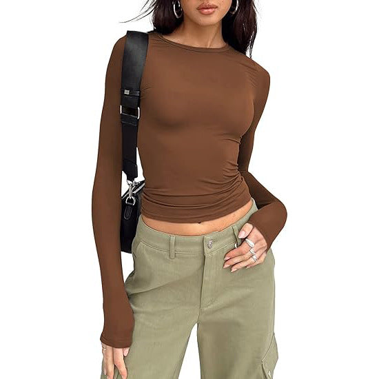 Jill - Casual Lange Mouwen Ronde Hals Top