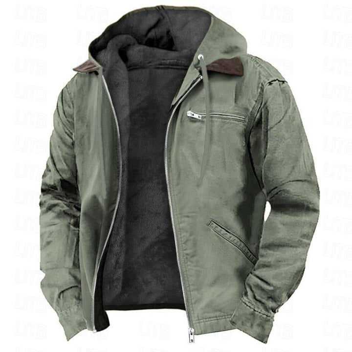 Van Laarhoven Mode | Herenvest met capuchon en ritssluiting