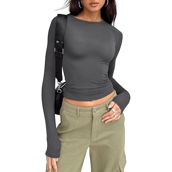 Jill - Casual Lange Mouwen Ronde Hals Top