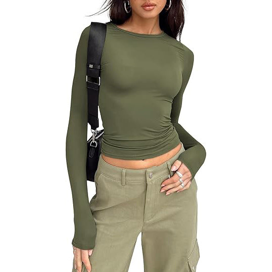 Jill - Casual Lange Mouwen Ronde Hals Top