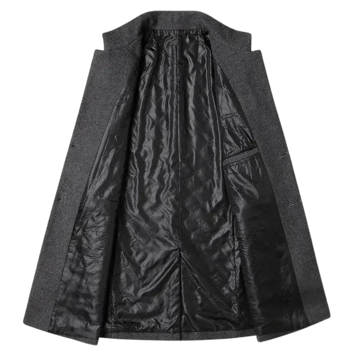 Van Laarhoven® | Kasjmier-wollen heren trenchcoat