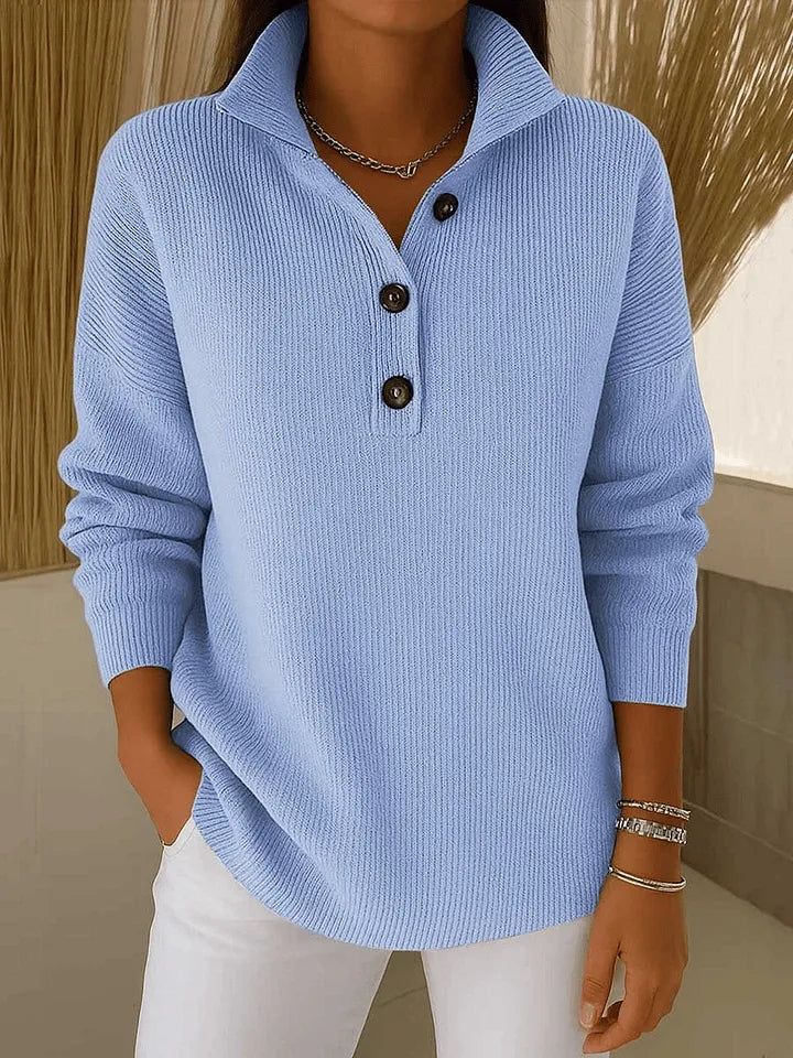 Florence™ | V-Hals Polo Sweater