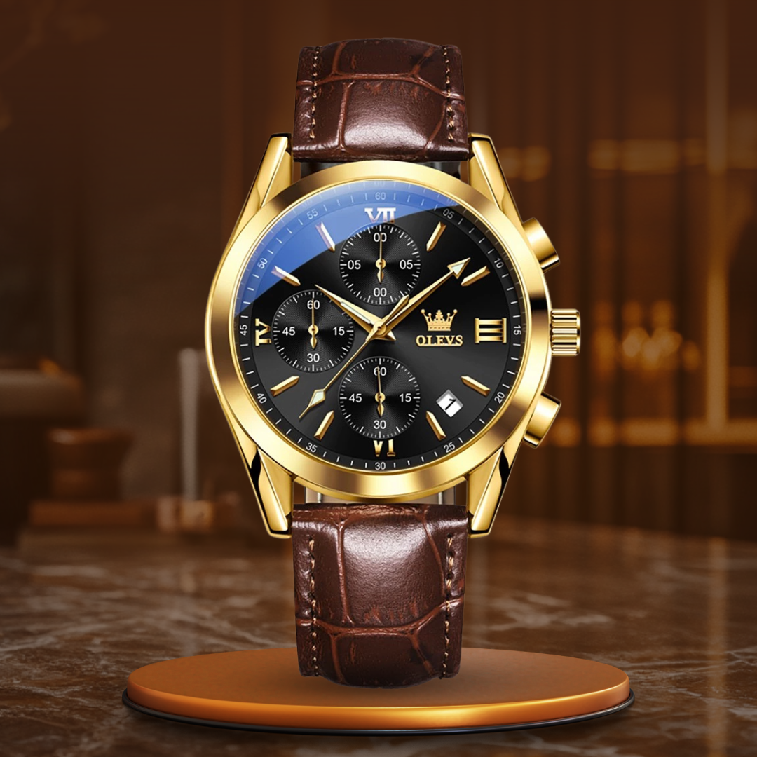 Luxe Luminous Chronograaf Horloge