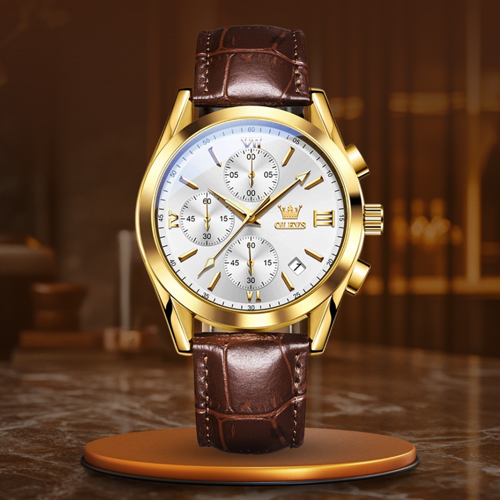 Luxe Luminous Chronograaf Horloge