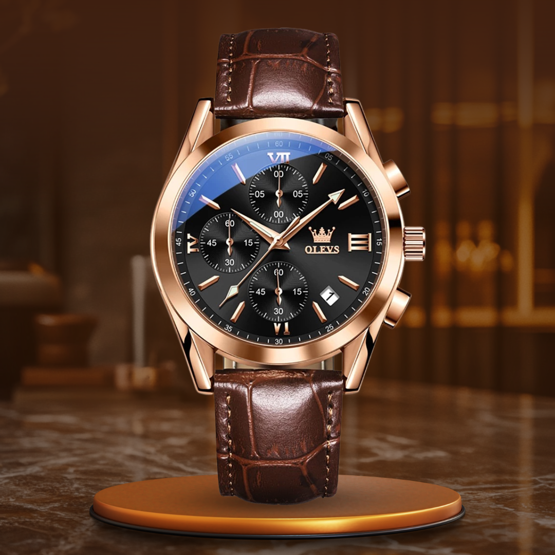 Luxe Luminous Chronograaf Horloge