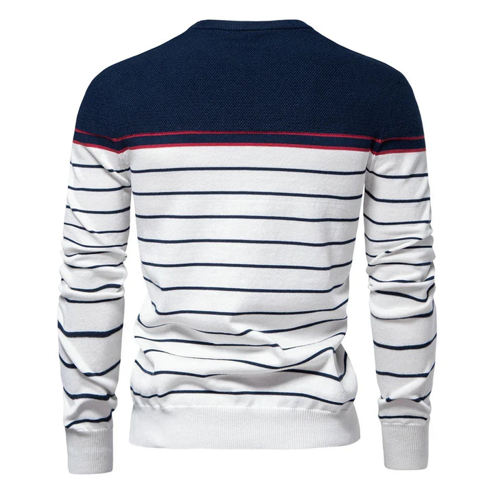 Van Laarhoven Mode | Herentrui met streepdesign