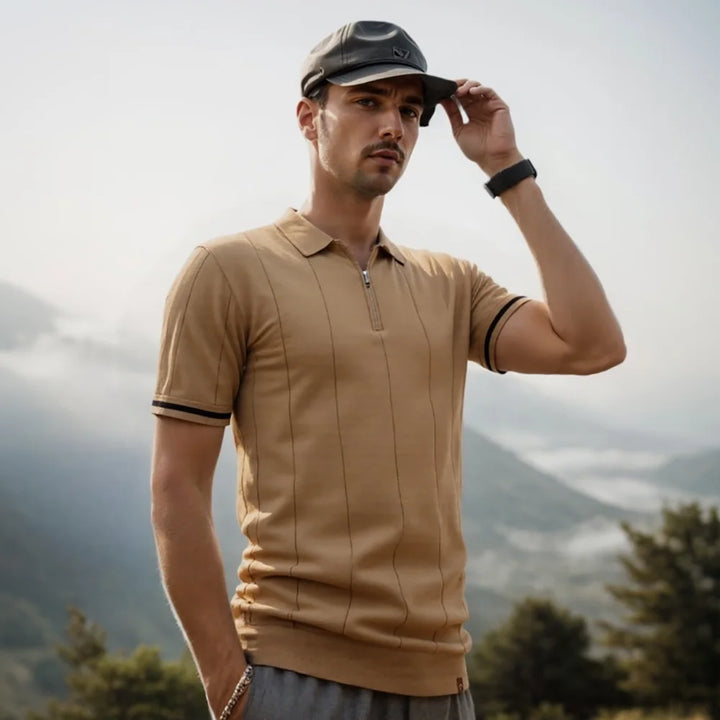 Van Laarhoven™ | Heren Polo Shirt Met Rits