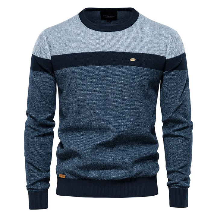 Van Laarhoven Mode | Elegante herentrui met structuurpatroon