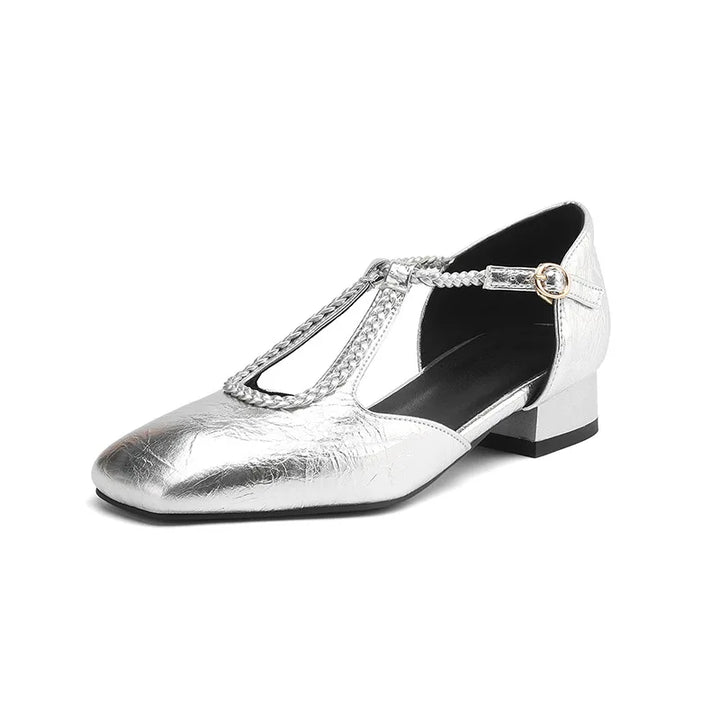 Estelle | Retro Leren Ballerina's