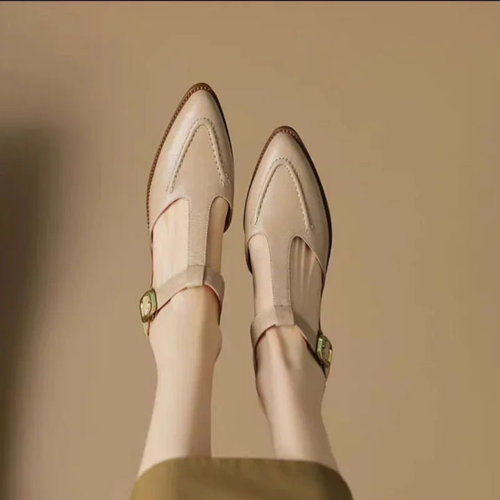 Gianna | Klassieke Gespschoenen van Leer