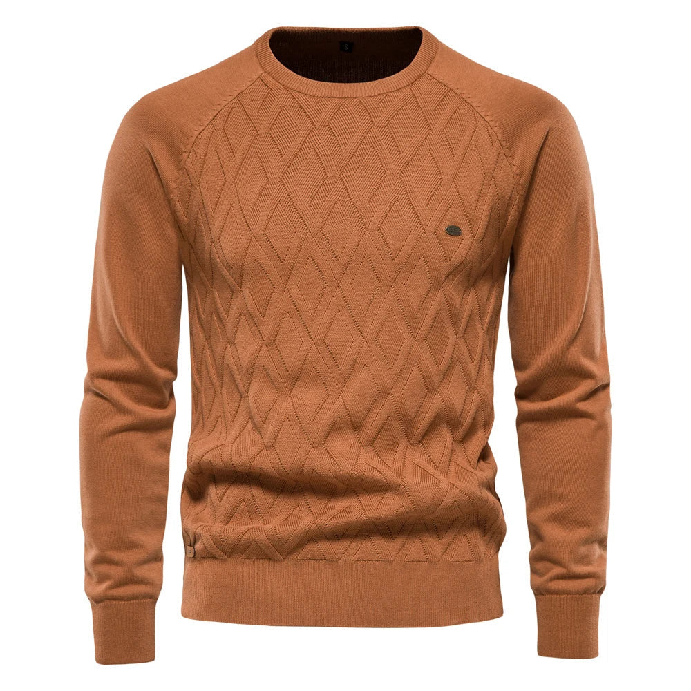 Van Laarhoven Mode | Herentrui met ruitdesign