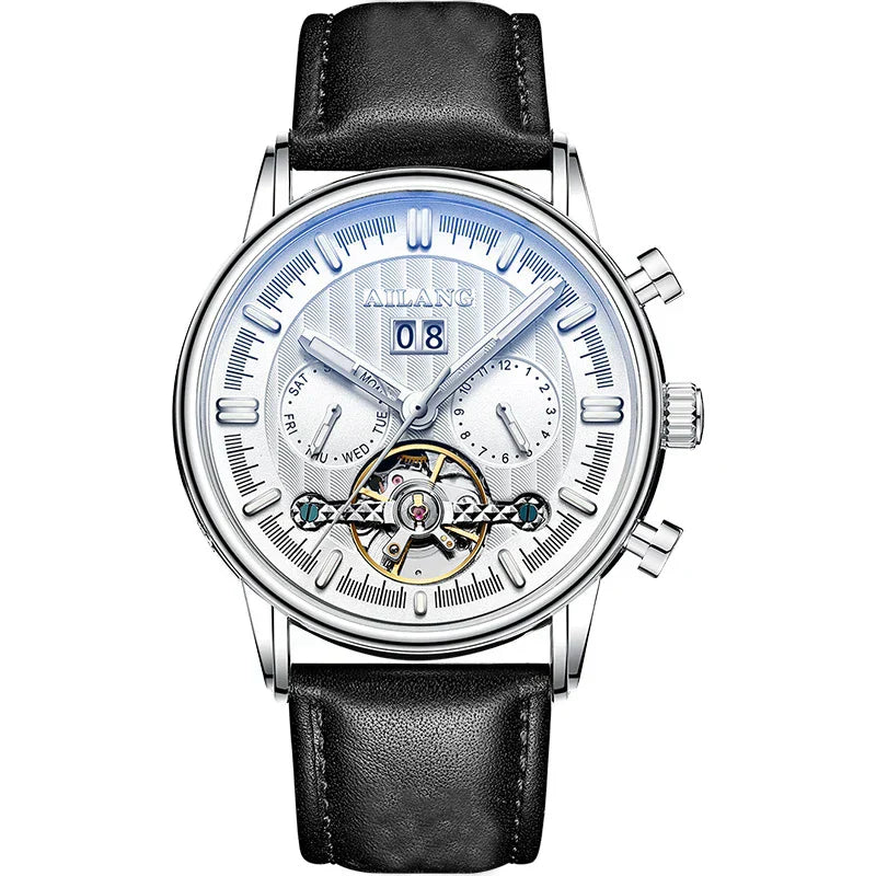 Stijlvolle Waterdichte Tourbillon Horloge