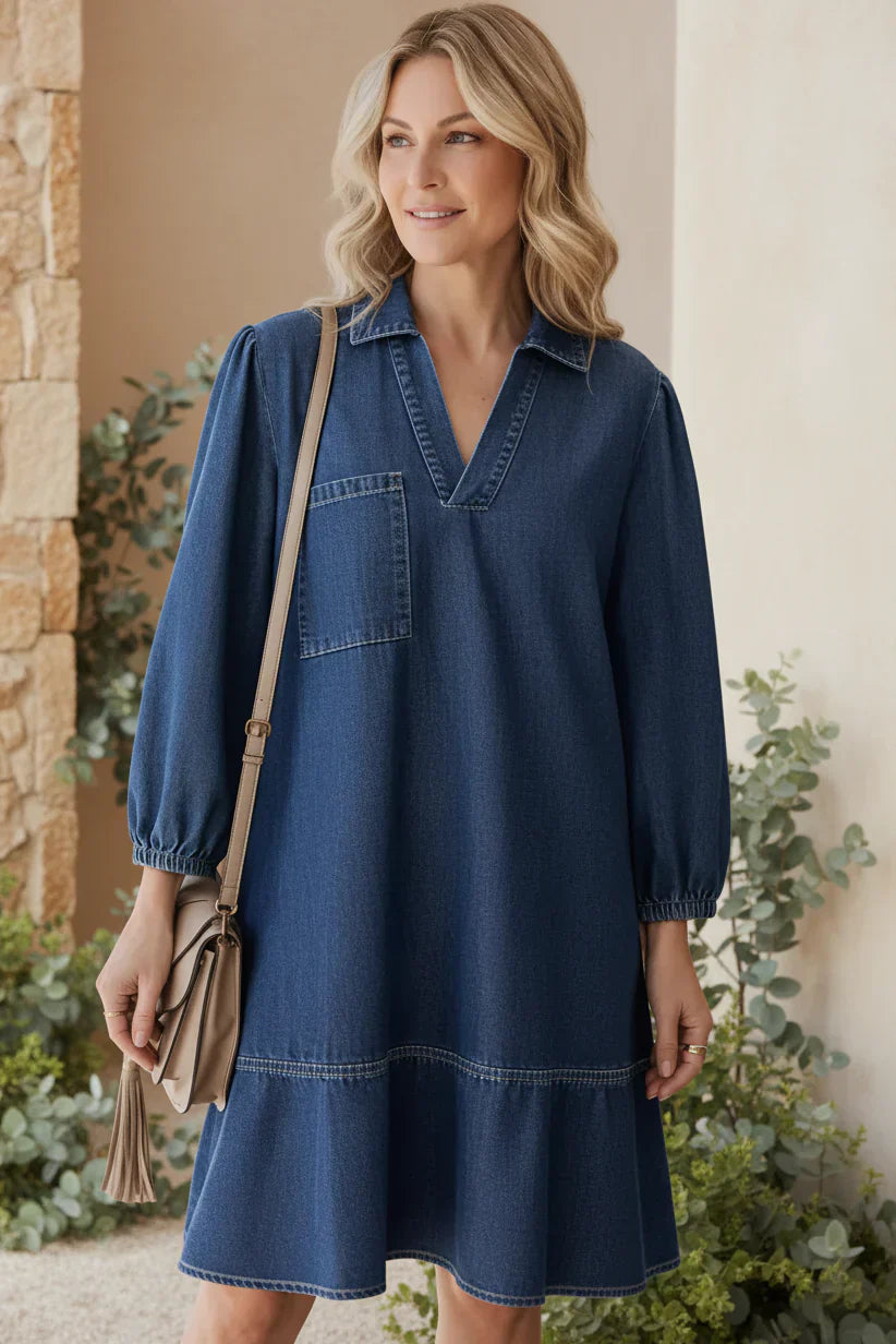 CYNTHIA – RELAXED DENIM JURK