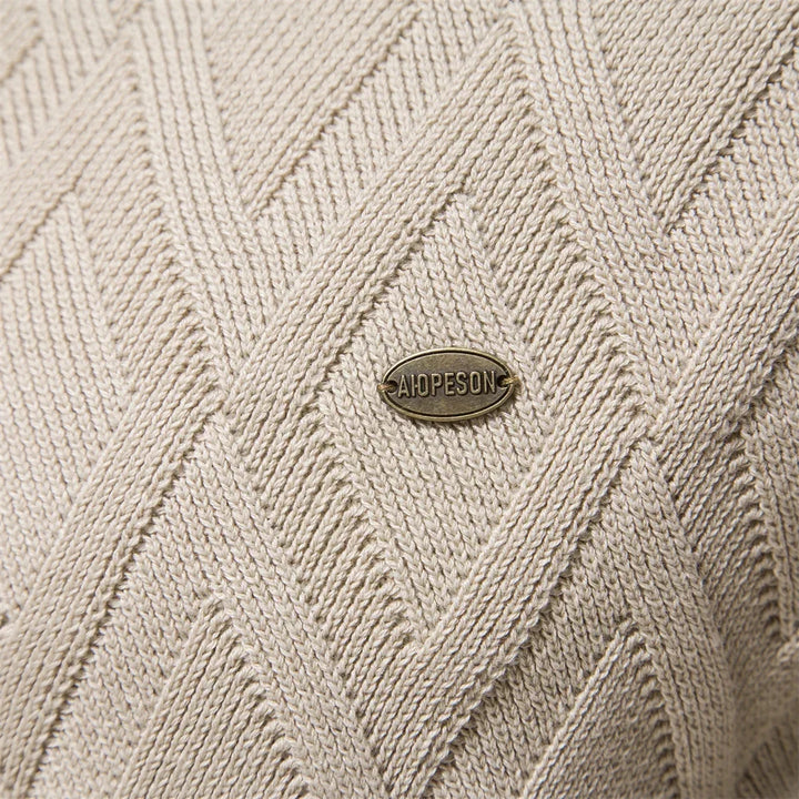 Van Laarhoven Mode | Herentrui met ruitdesign