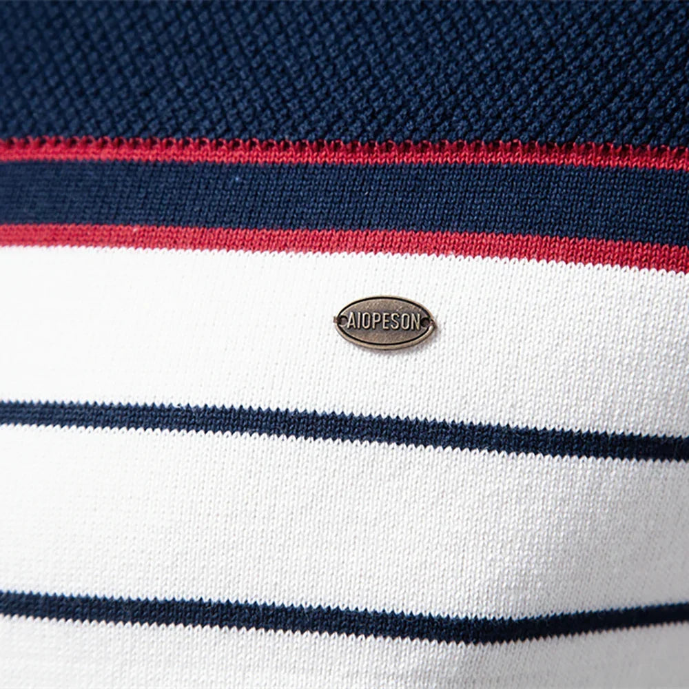 Van Laarhoven Mode | Herentrui met streepdesign