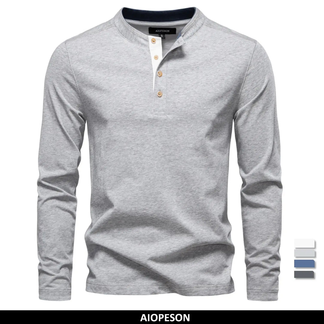 Van Laarhoven™ | Premium Heren T-Shirt Met Lange Mouwen