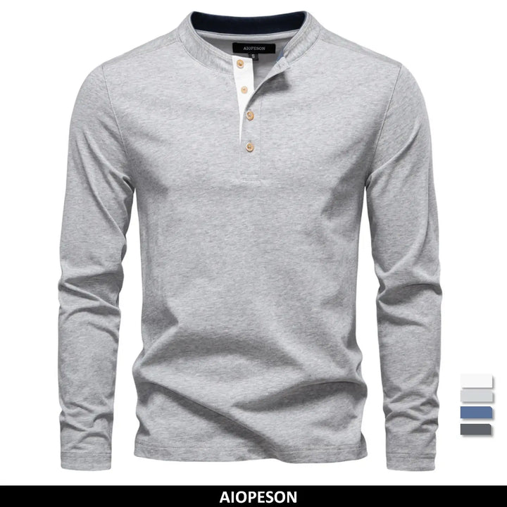 Van Laarhoven™ | Premium Heren T-Shirt Met Lange Mouwen
