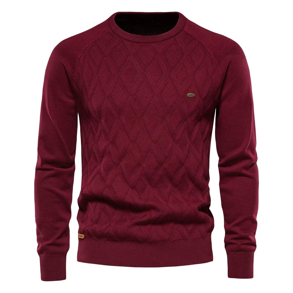 Van Laarhoven Mode | Herentrui met ruitdesign