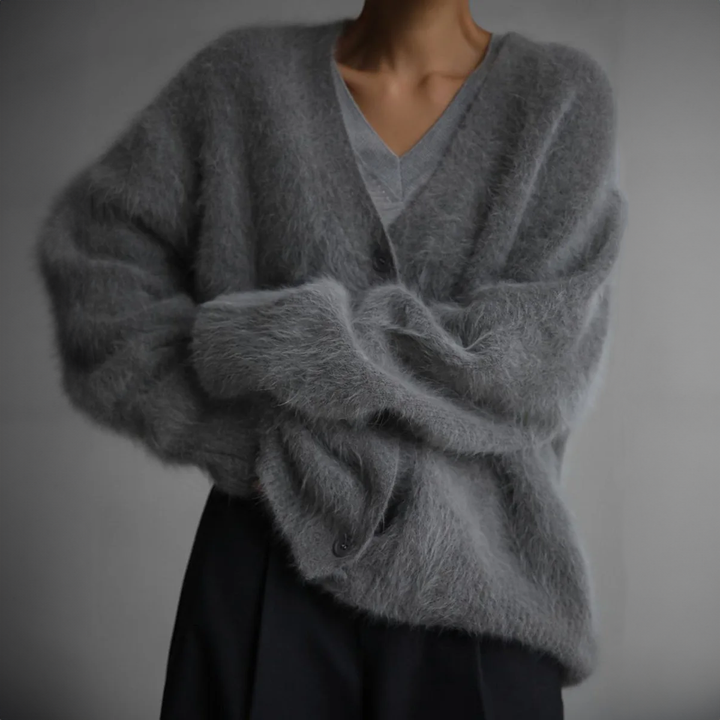 Élise | Ruimvallend vest met V-hals