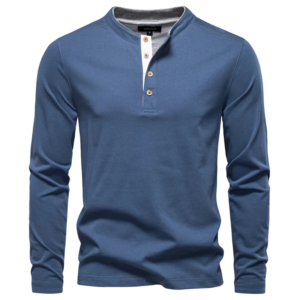 Van Laarhoven™ | Premium Heren T-Shirt Met Lange Mouwen