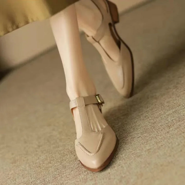Gianna | Klassieke Gespschoenen van Leer