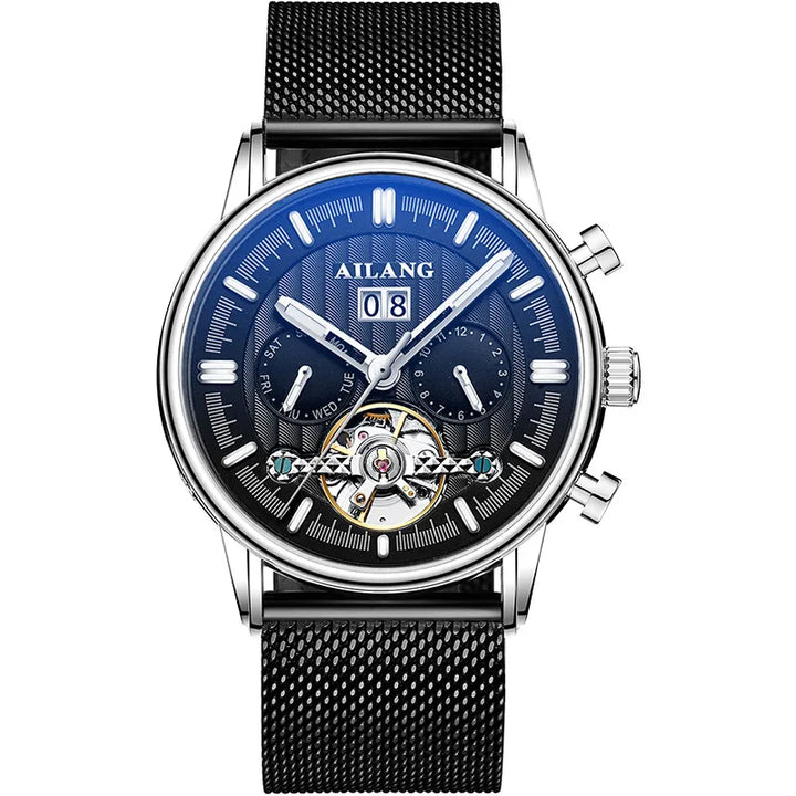 Stijlvolle Waterdichte Tourbillon Horloge