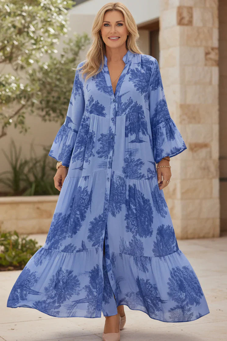 OLIVIA - BOTANISCH MAXI JURK