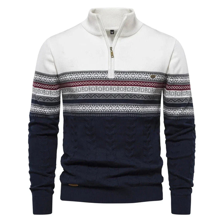 Van Laarhoven Mode | Moderne herentrui met rits