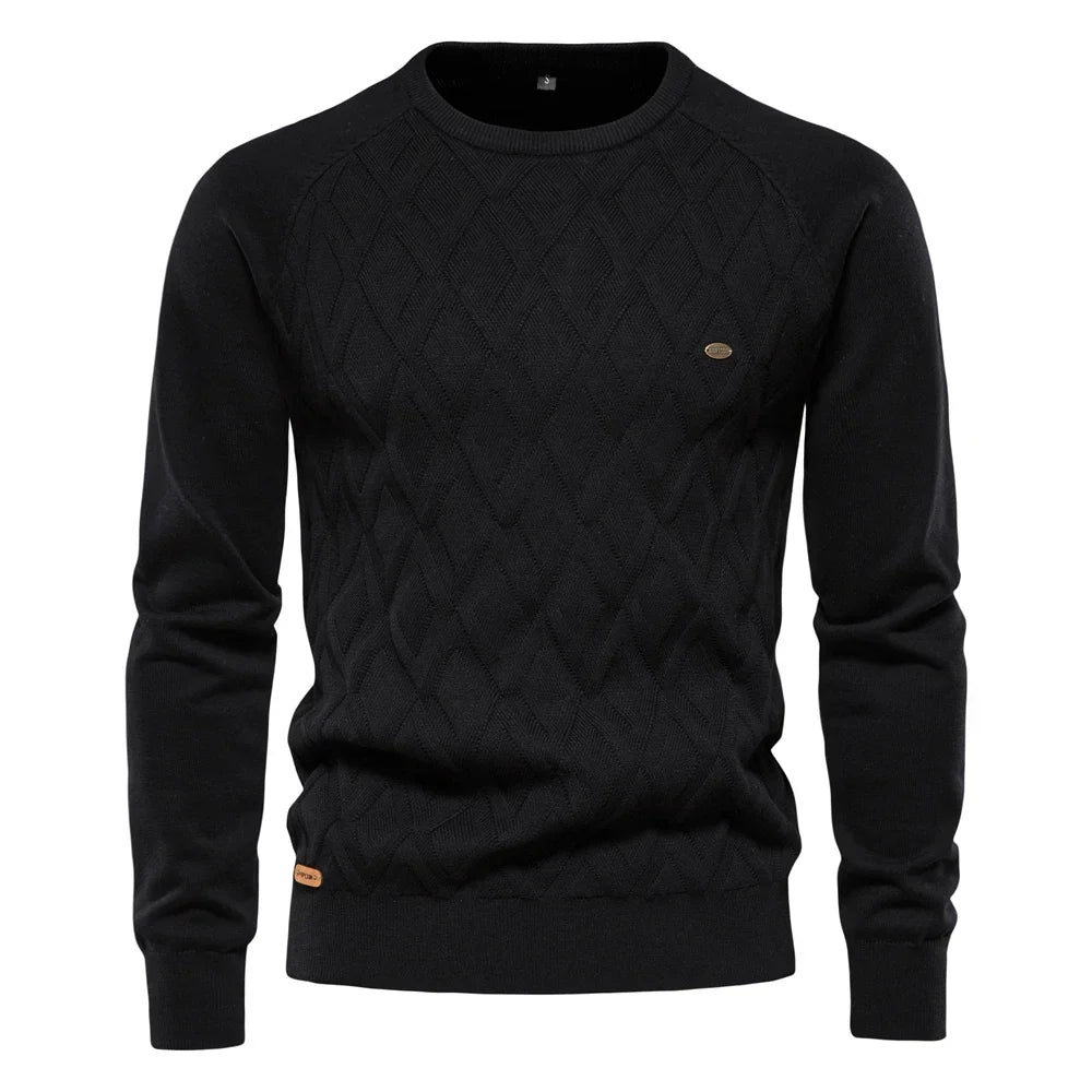 Van Laarhoven Mode | Herentrui met ruitdesign