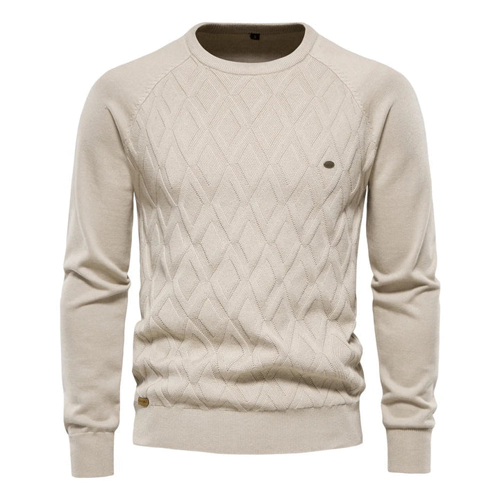 Van Laarhoven Mode | Herentrui met ruitdesign