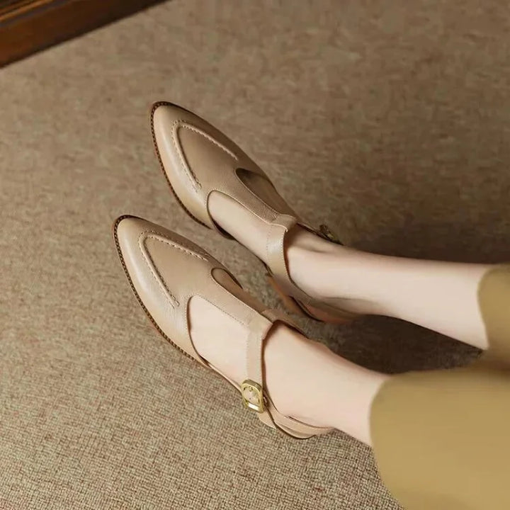 Gianna | Klassieke Gespschoenen van Leer
