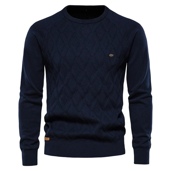 Van Laarhoven Mode | Herentrui met ruitdesign