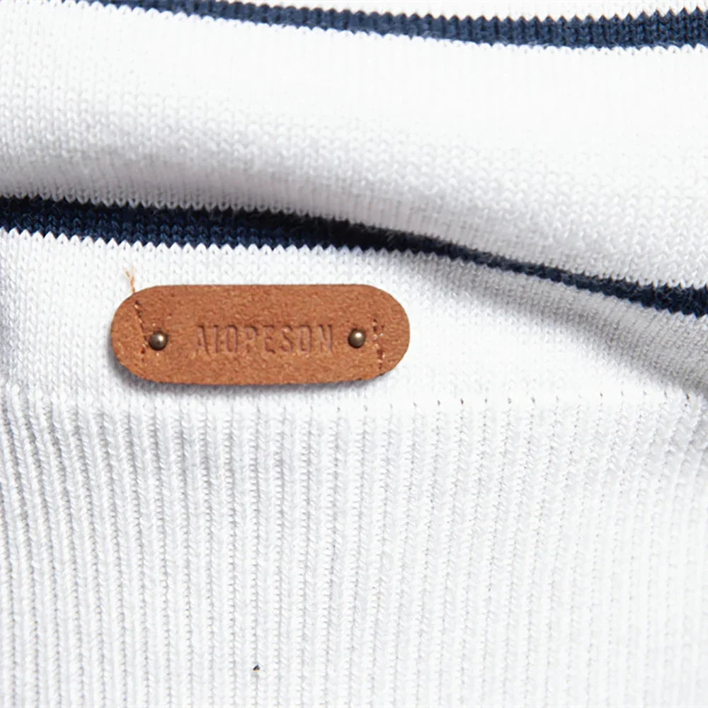 Van Laarhoven Mode | Herentrui met streepdesign