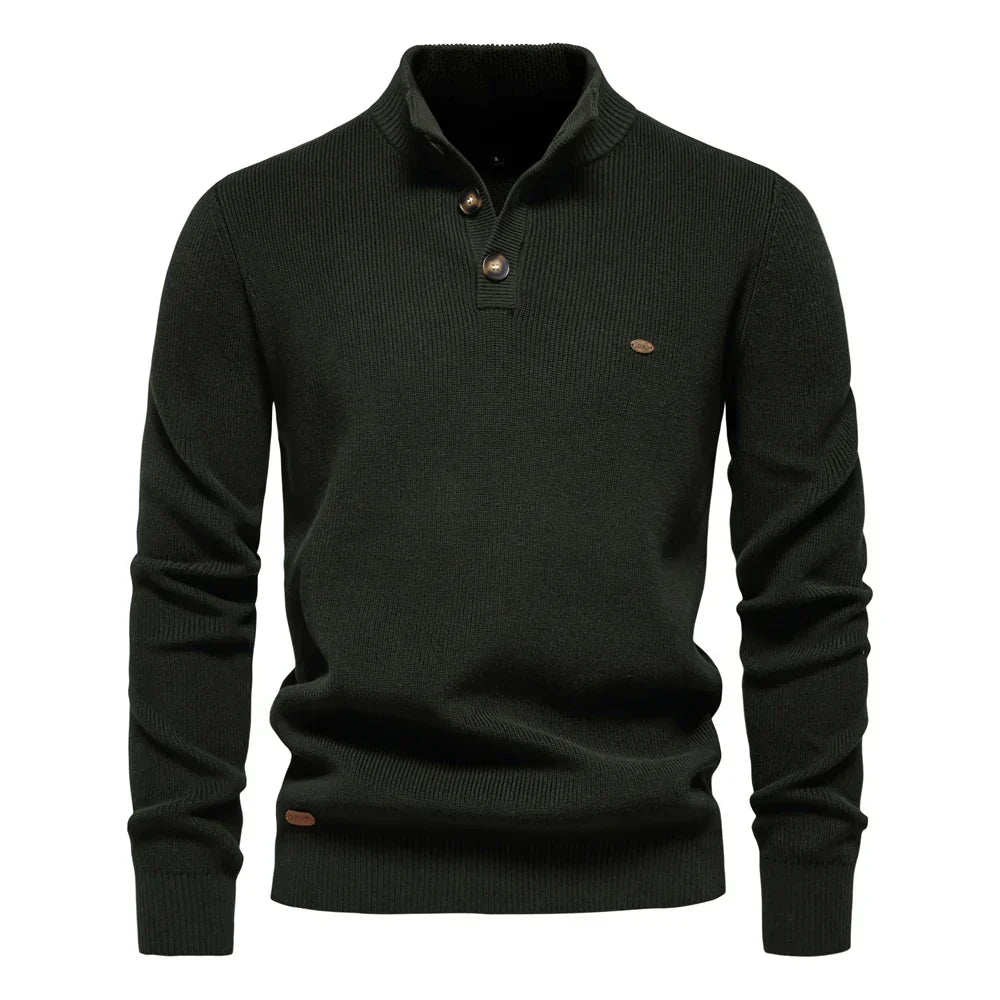 Van Laarhoven Mode | Herentrui met knoopdetails