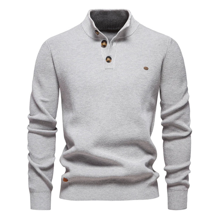Van Laarhoven Mode | Herentrui met knoopdetails