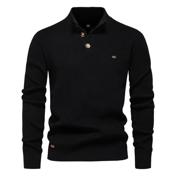 Van Laarhoven Mode | Herentrui met knoopdetails