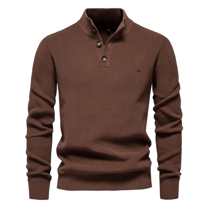 Van Laarhoven Mode | Herentrui met knoopdetails