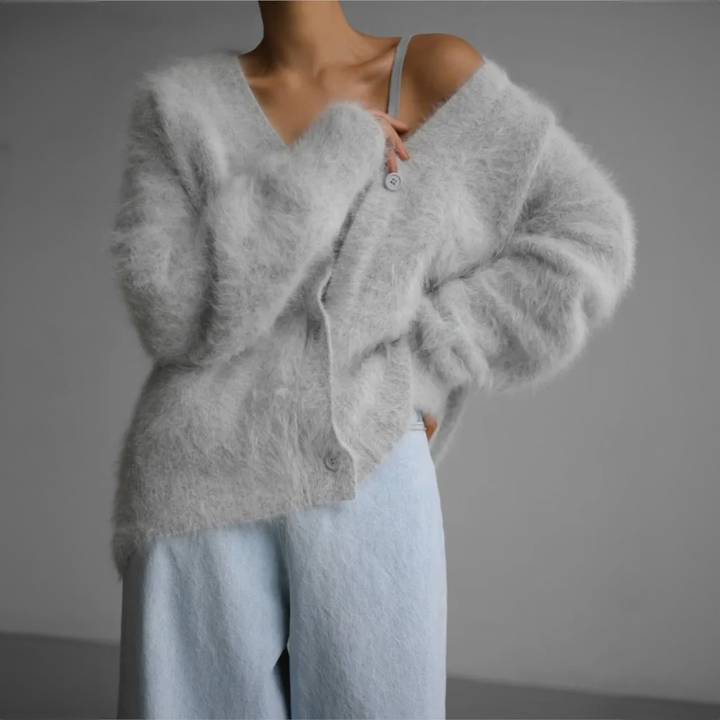 Élise | Ruimvallend vest met V-hals