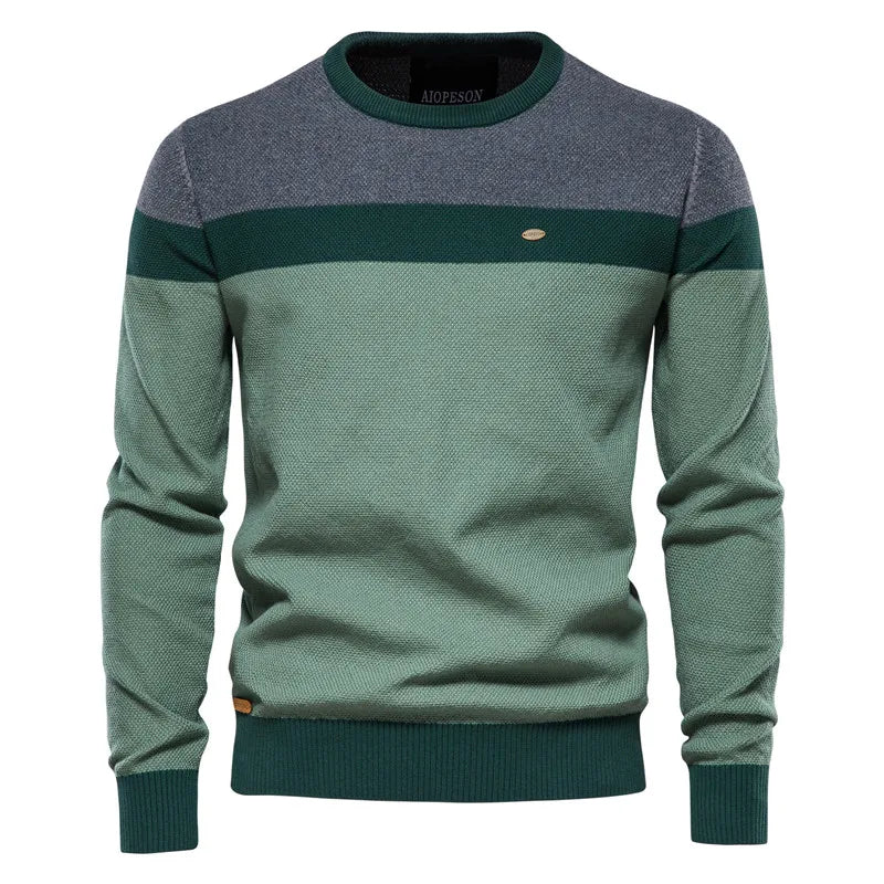 Van Laarhoven Mode | Elegante herentrui met structuurpatroon