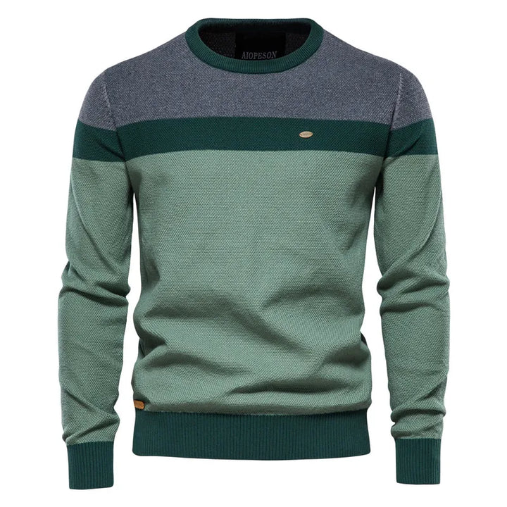 Van Laarhoven Mode | Elegante herentrui met structuurpatroon
