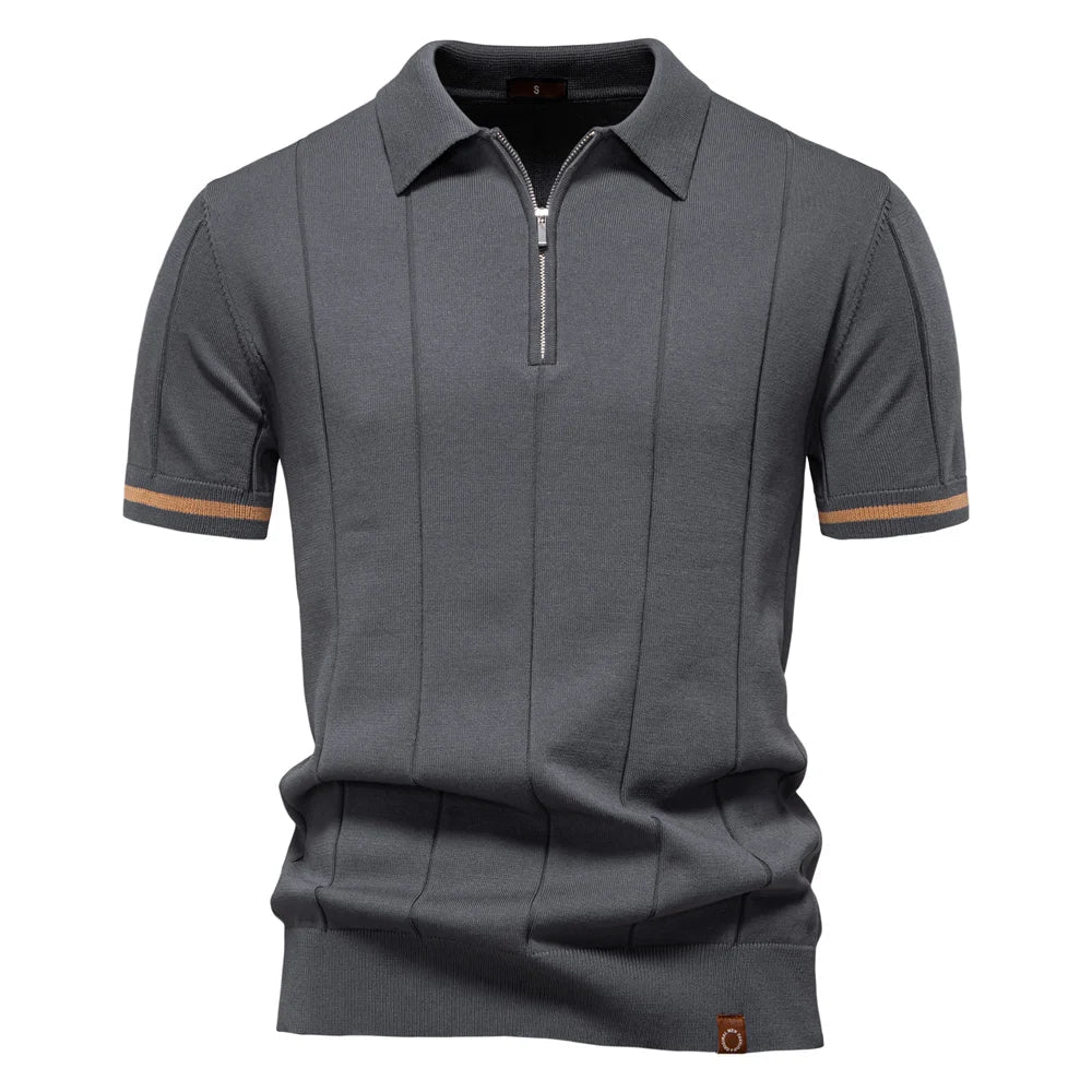 Van Laarhoven™ | Heren Polo Shirt Met Rits